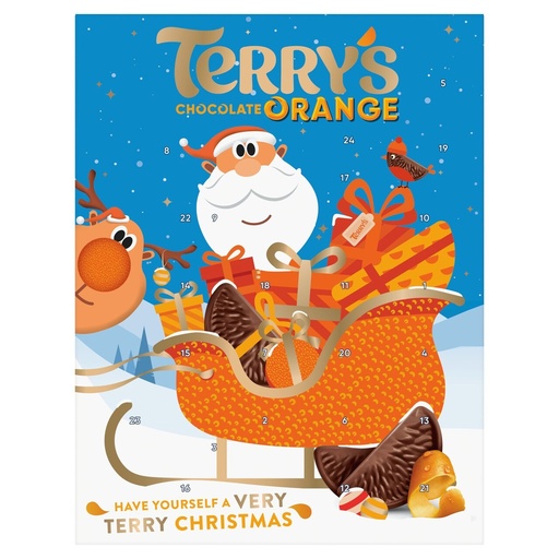 TERRYS ORANGE ADVENT CALENDAR 106G