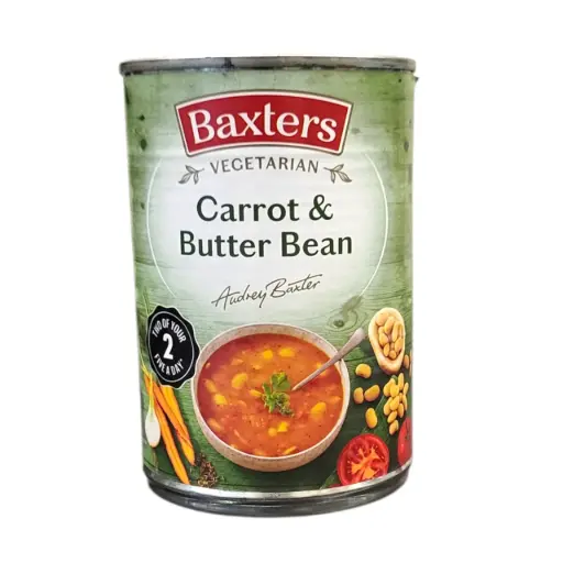 BAXTERS CARROT & BUTTER BEAN 400G
