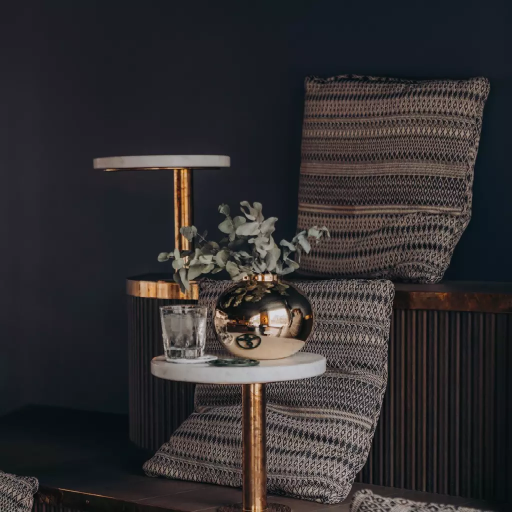 HILKE AMICO VASE 20CM BRASS